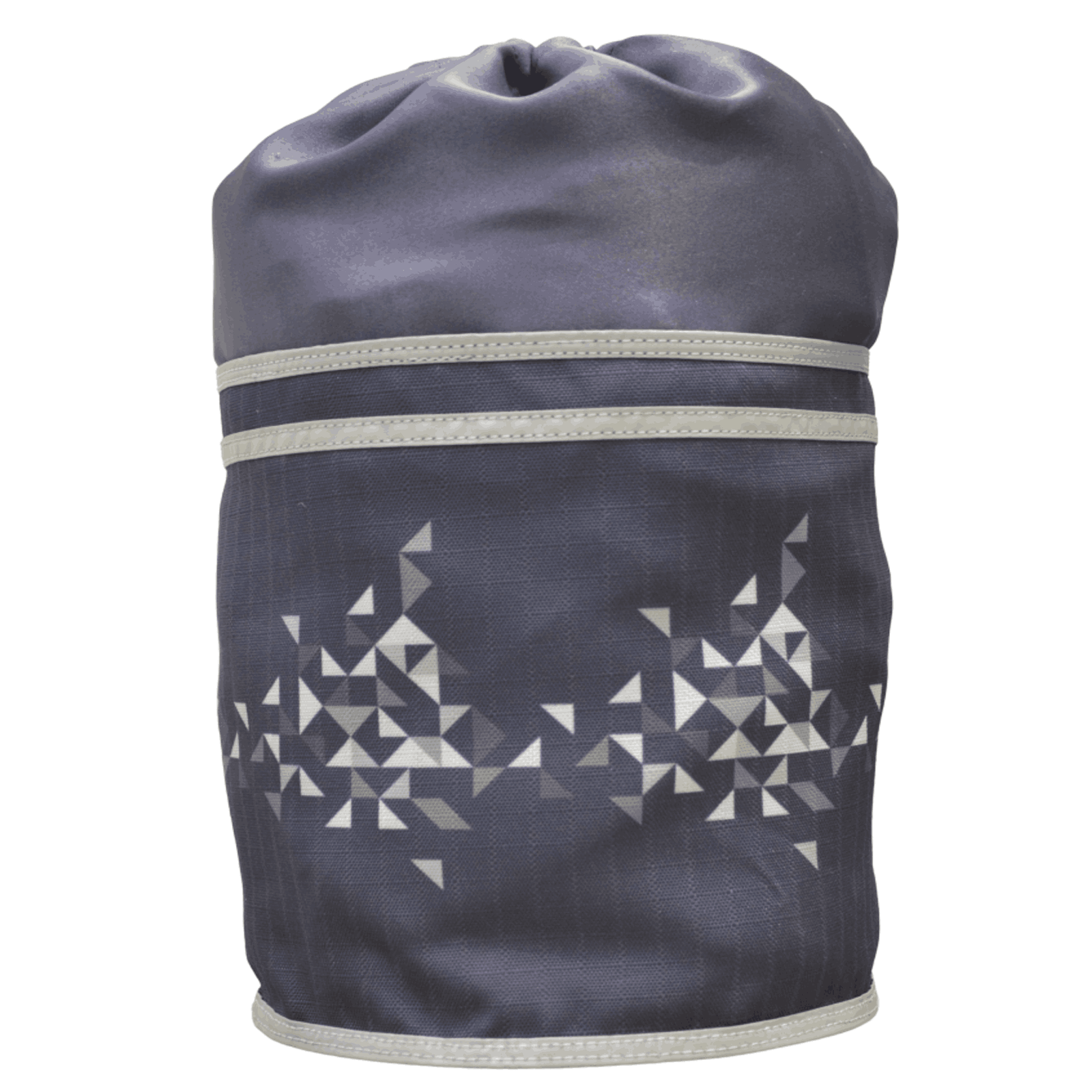 Geometric Print Drawstring Backpack