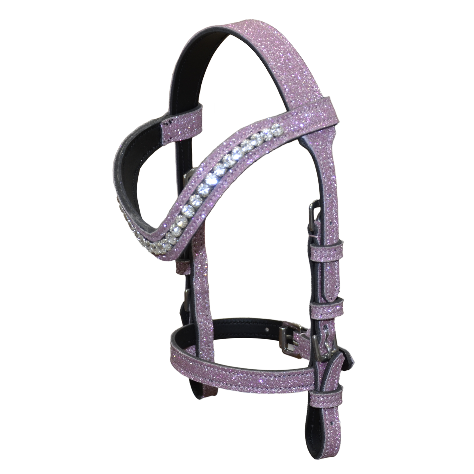 Lilac Shimmer Crystal Hobby Horse Bridle