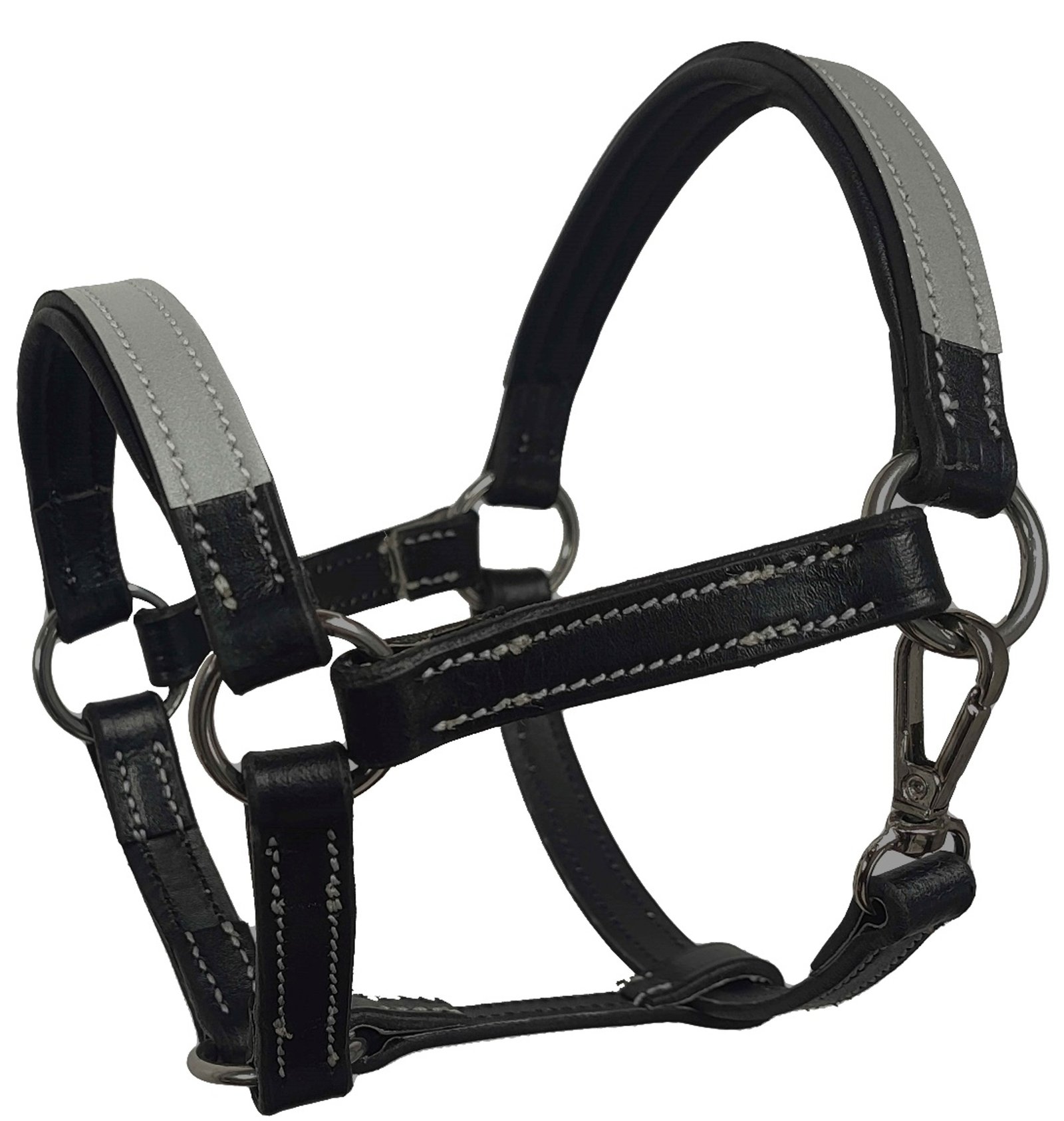 Elite Reflective Leather Training Halter