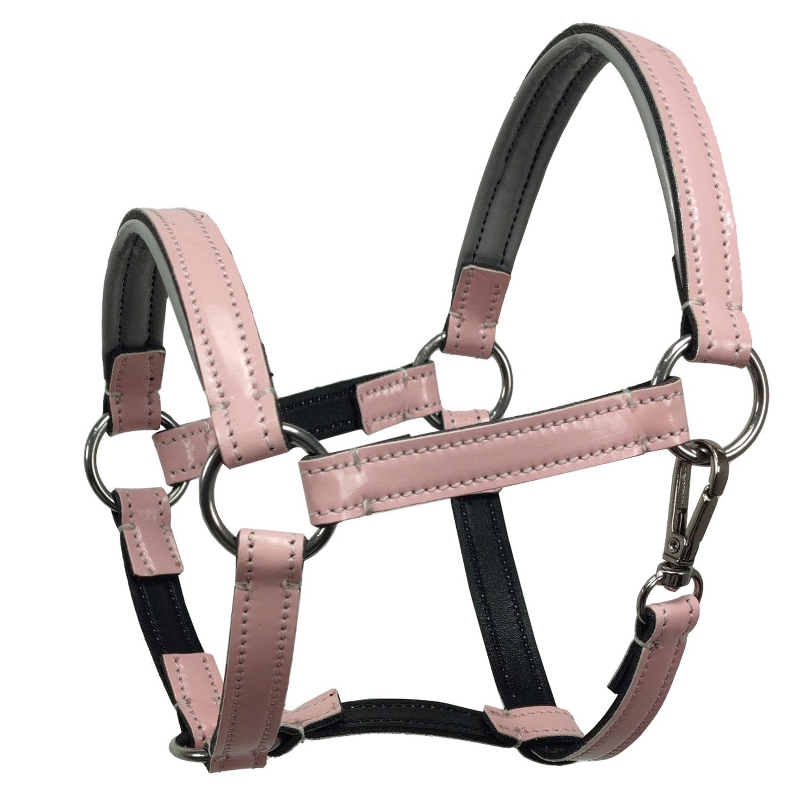 Blush Patent Leather Performance Halter