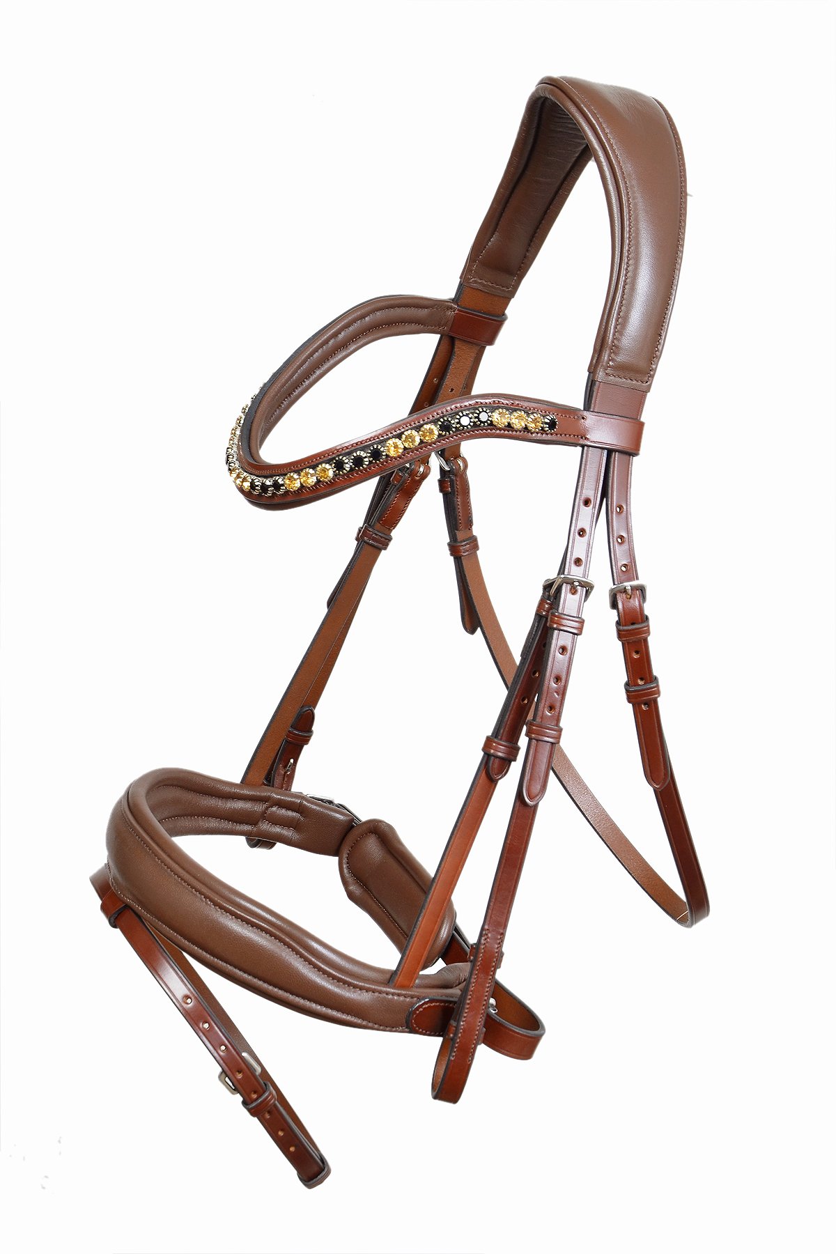 Chestnut Crystal Anatomical Bridle