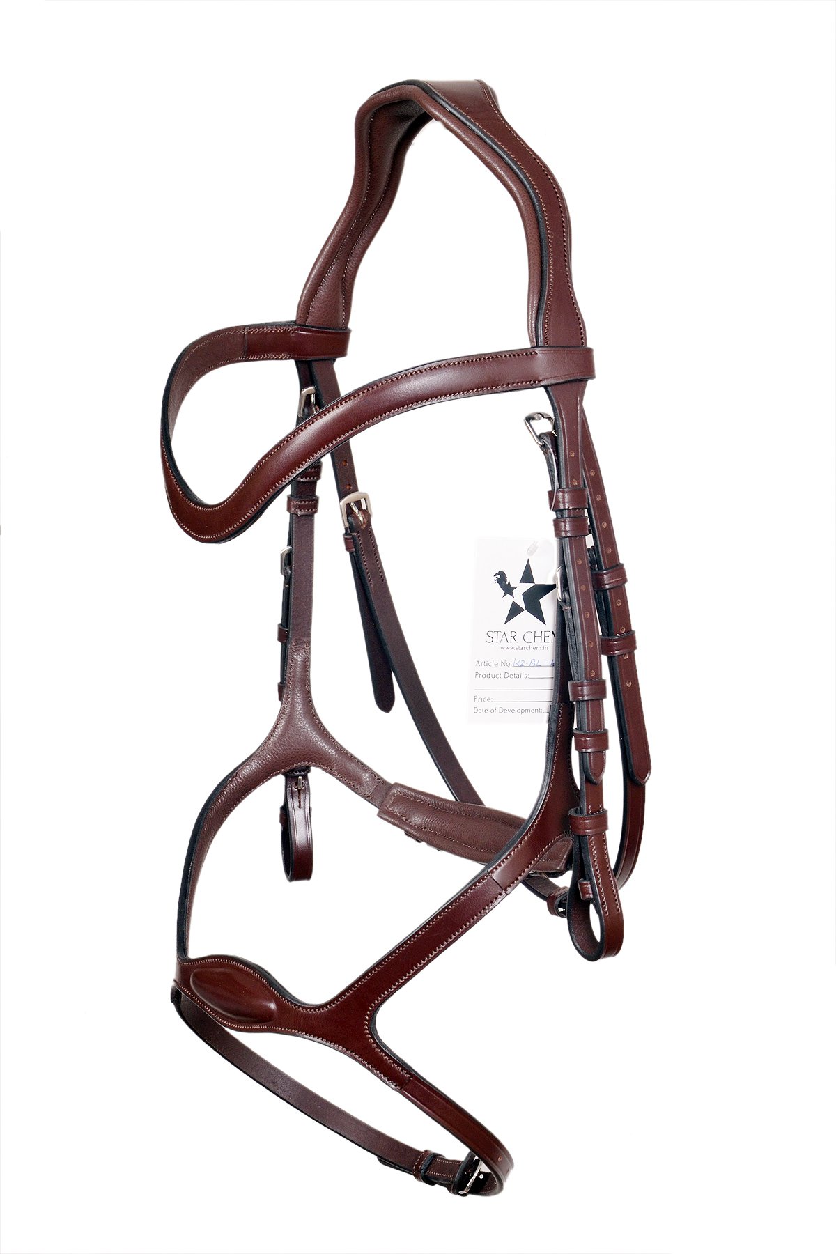 Anatomical Chestnut Leather Bridle