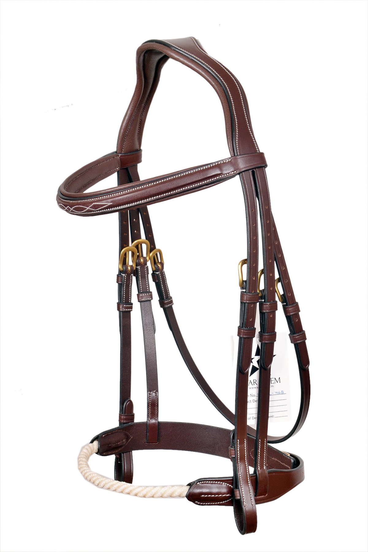 Professional Rope Nose Fancy Stitch Bridle