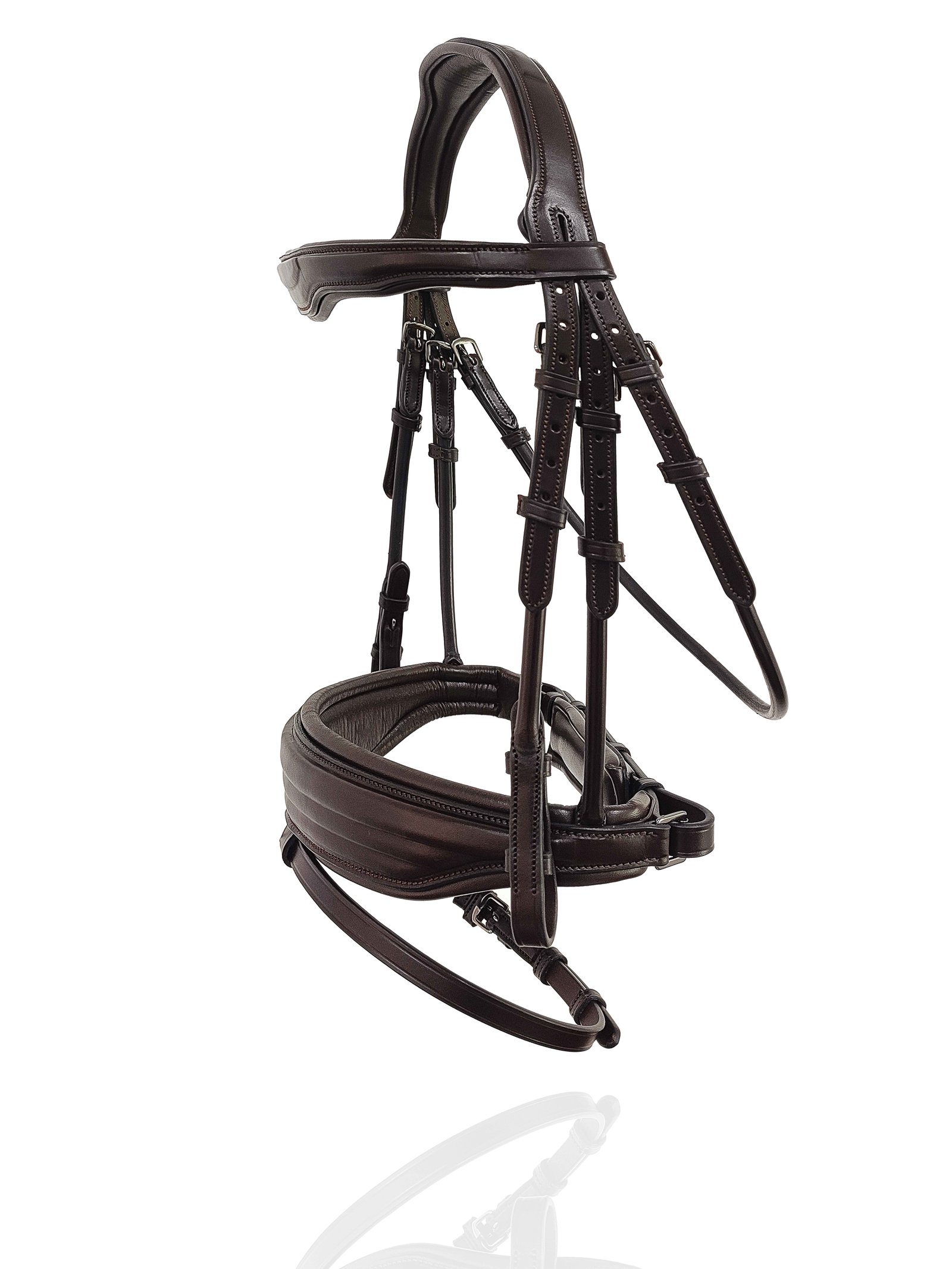 Professional Havana Anatomical Bridle with Contoured Padding