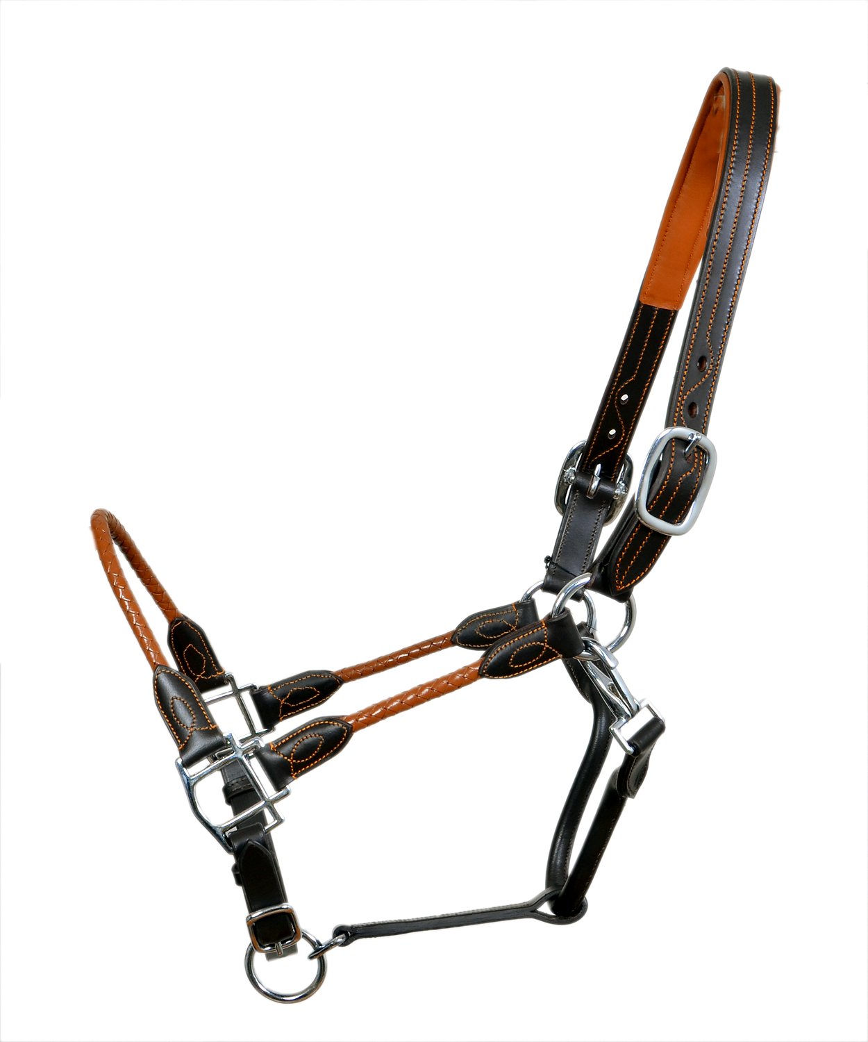 Halter with Decorative Stitching