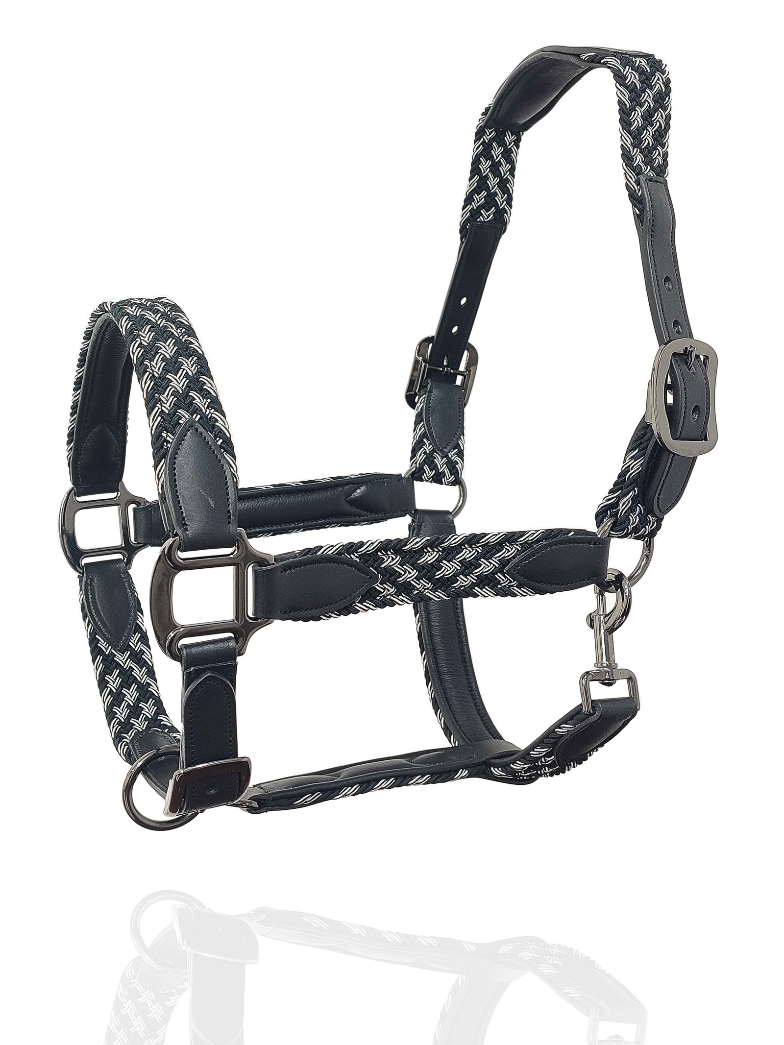 Nordic Weave Technical Halter with Gunmetal Accents