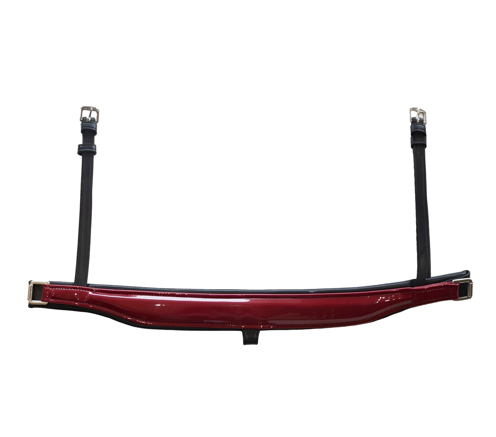 Burgundy Patent Leather Noseband
