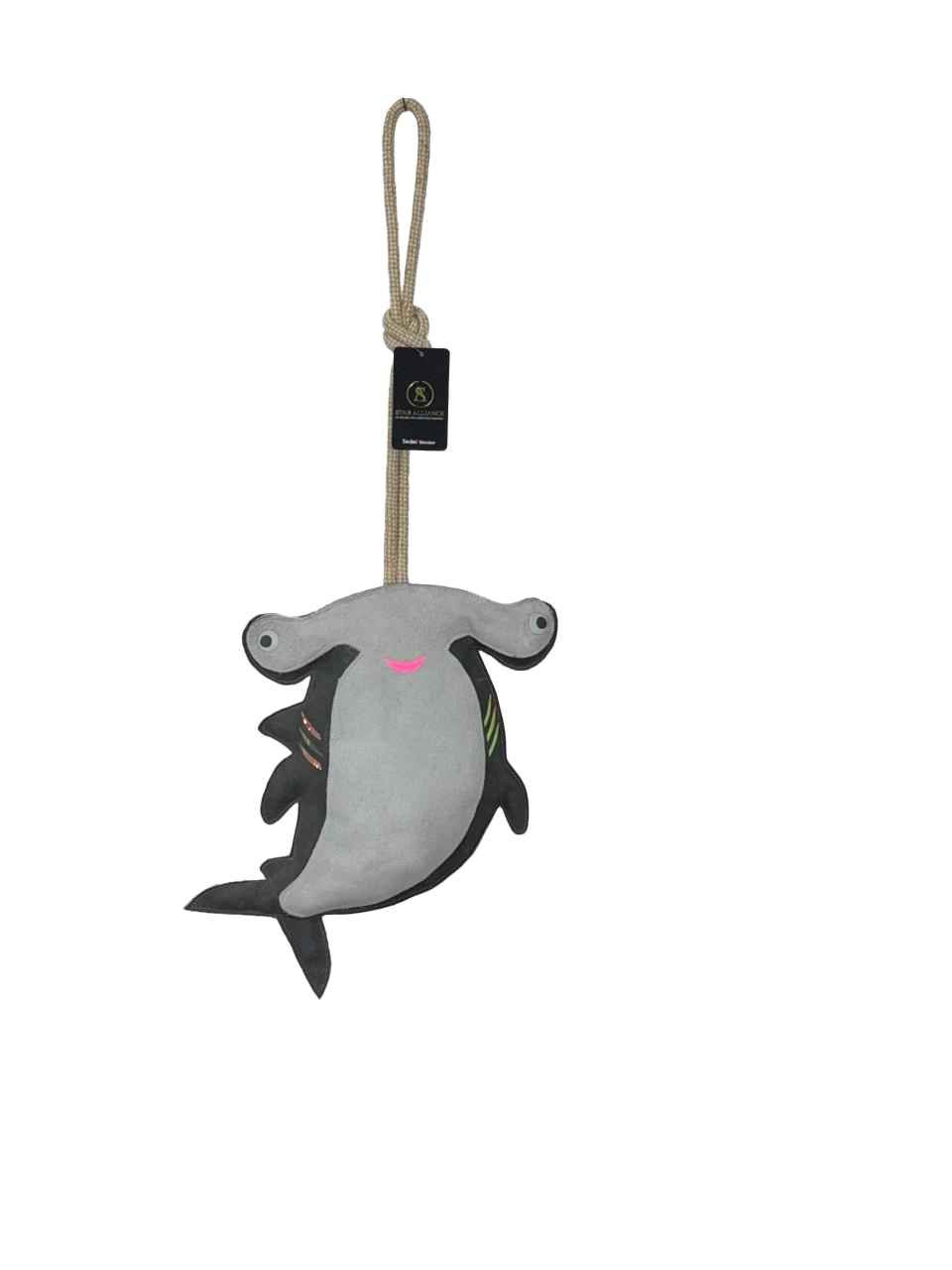 Hammerhead Shark Suede Interactive Toy