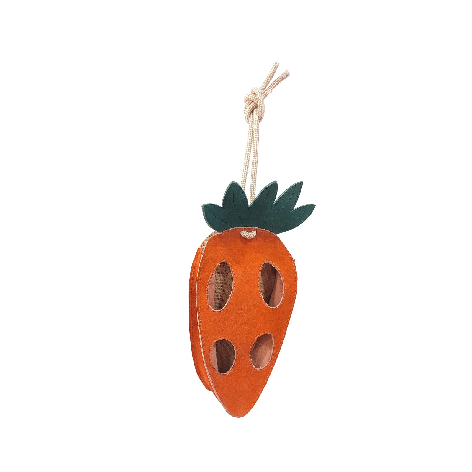 Garden Carrot Suede Foraging Toy