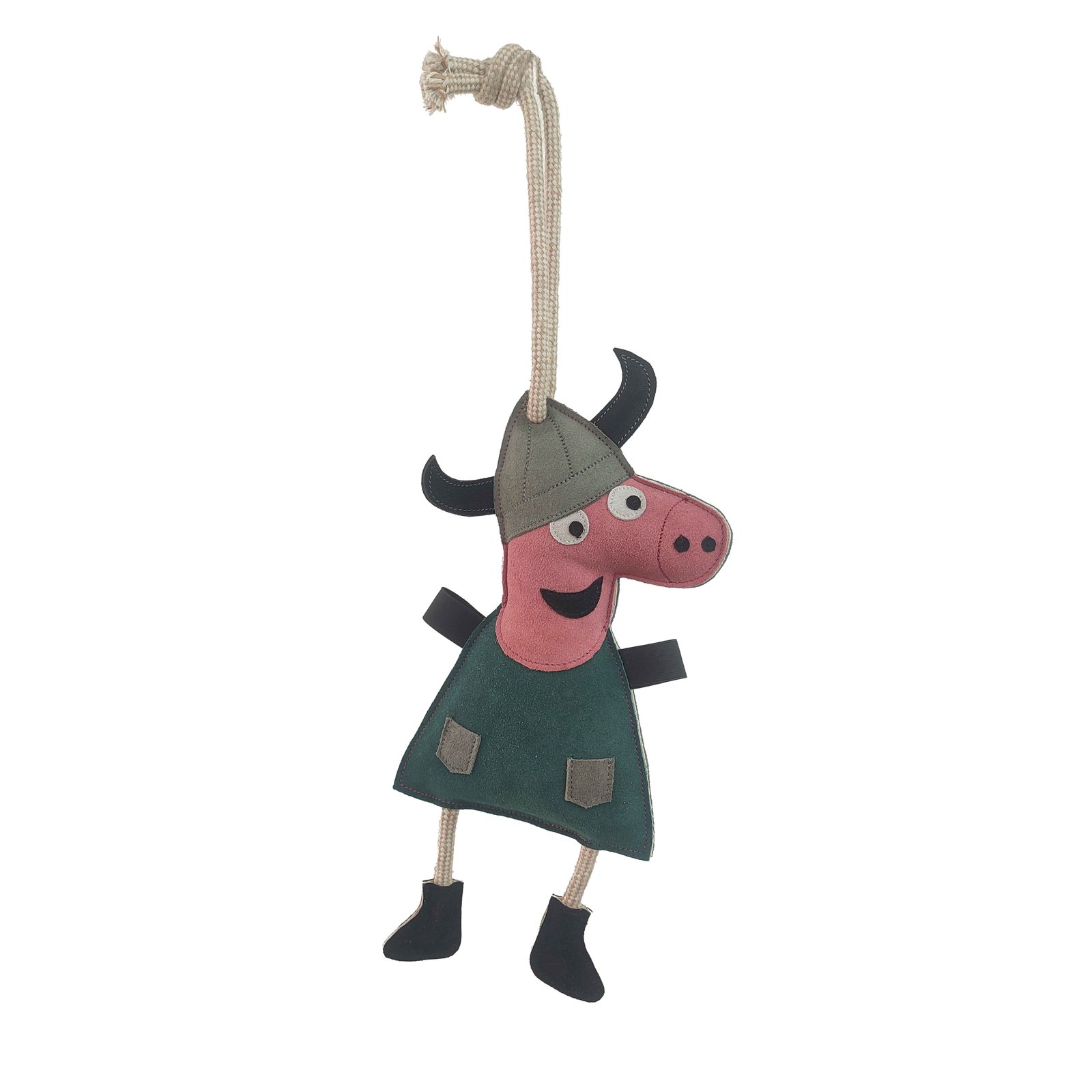 Viking Cow Suede Interactive Toy