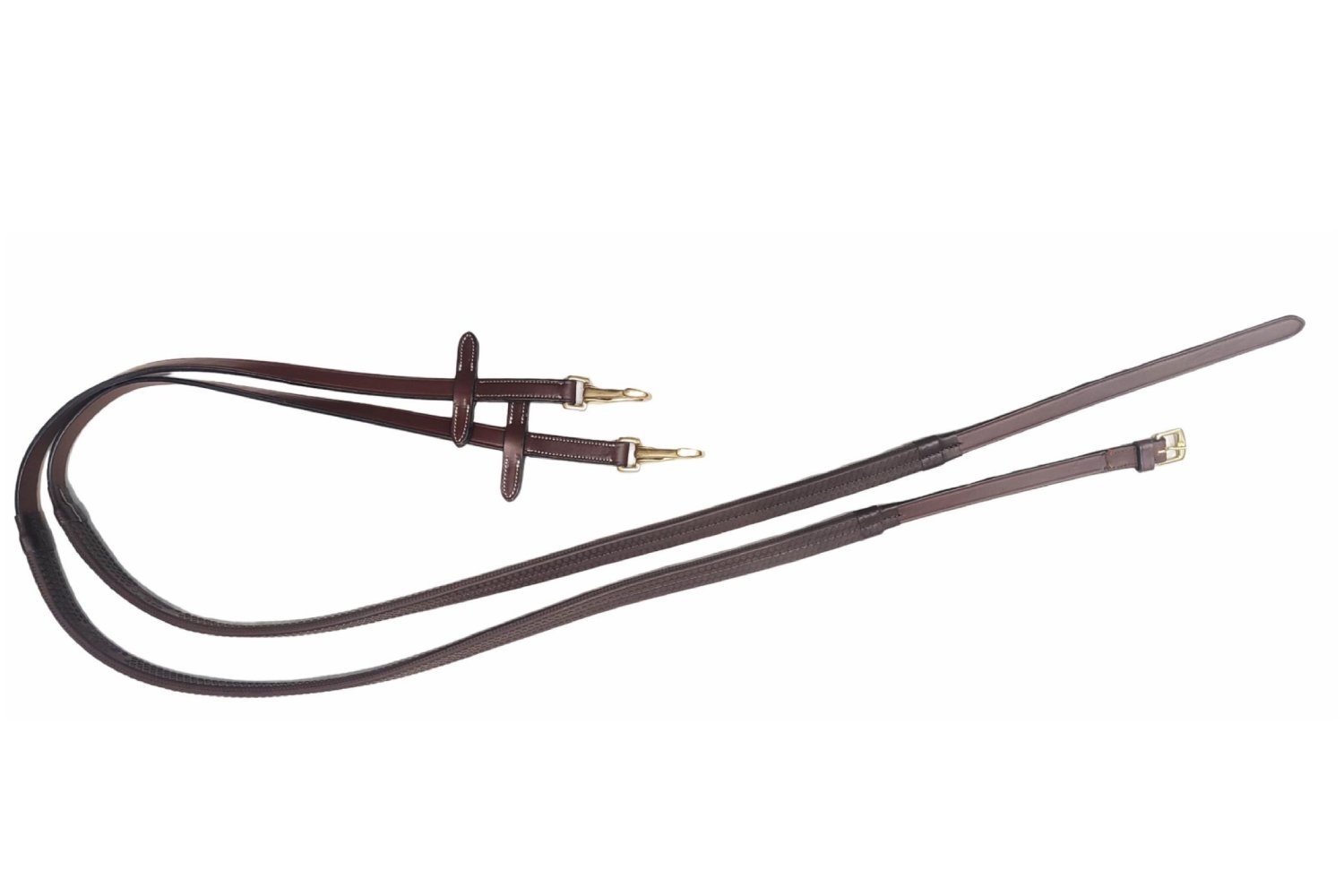 Classic Brown Leather Split Reins