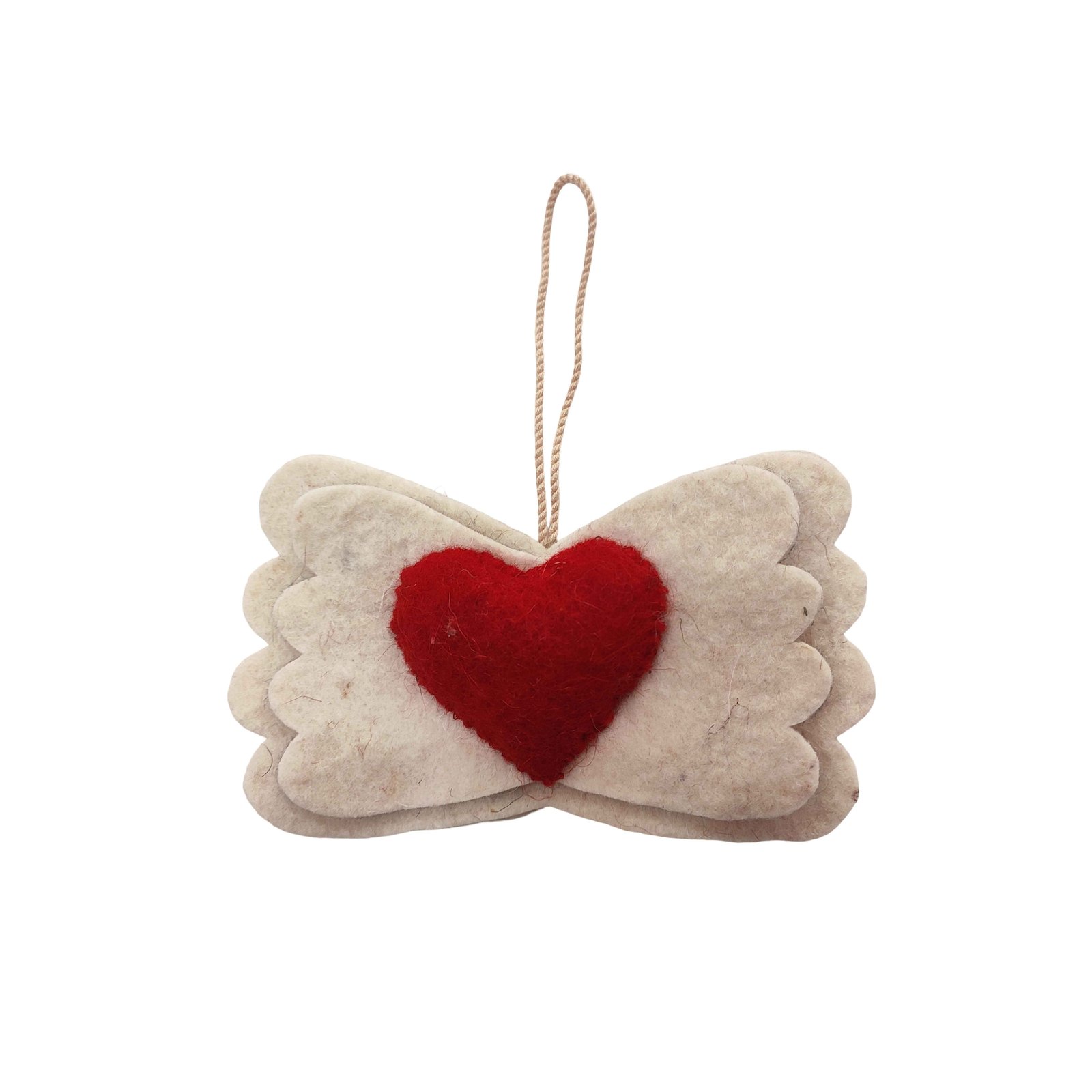 "Angel Heart" Handcrafted Wool-Felt Toy