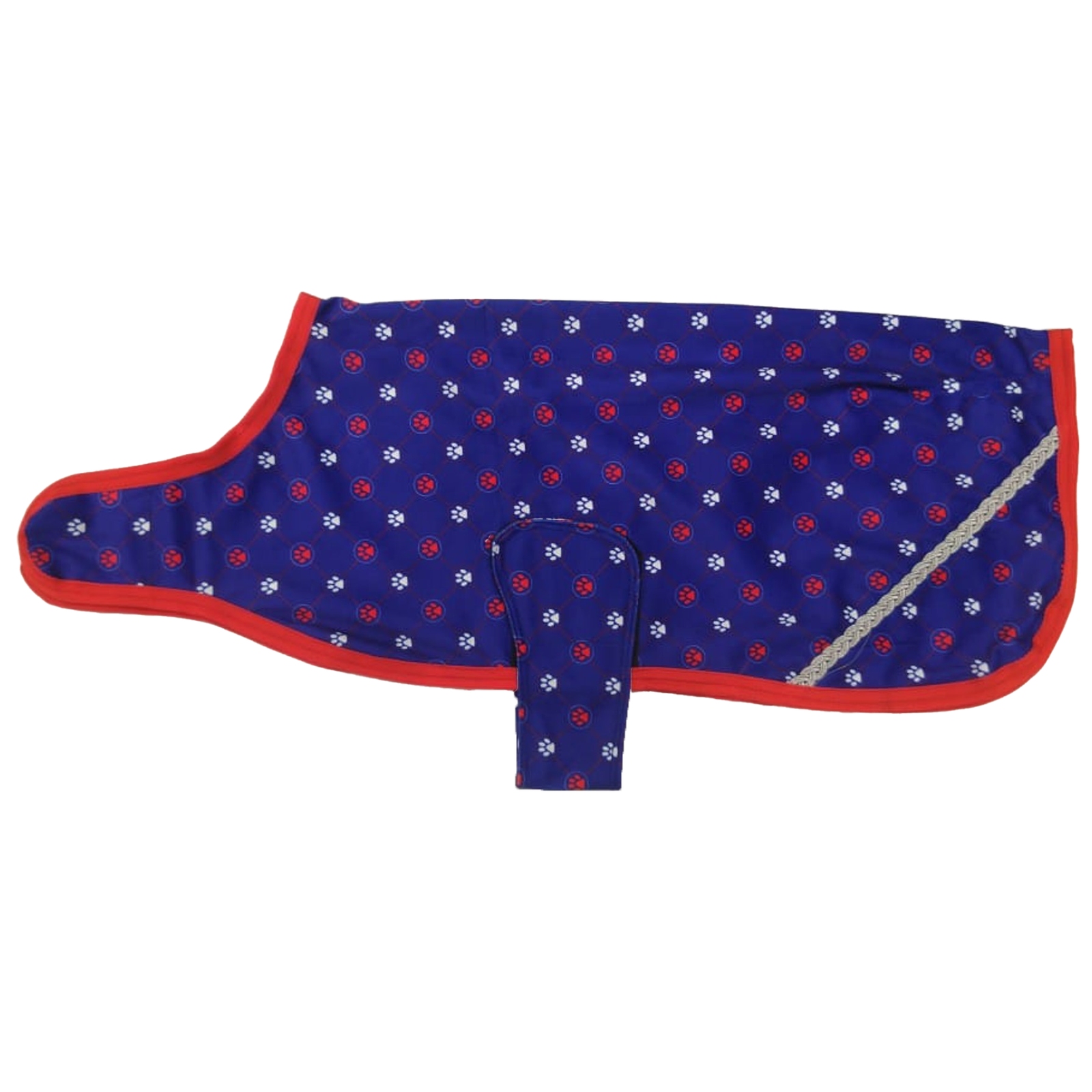 Regal Paw Print Dog Coat