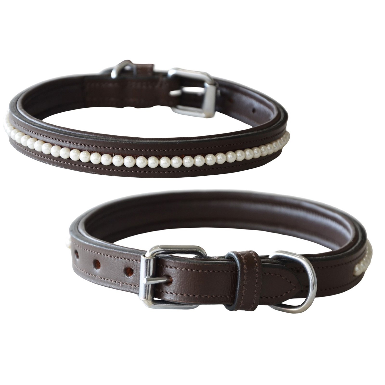 Luxury Pearl-Embellished Dog Collar