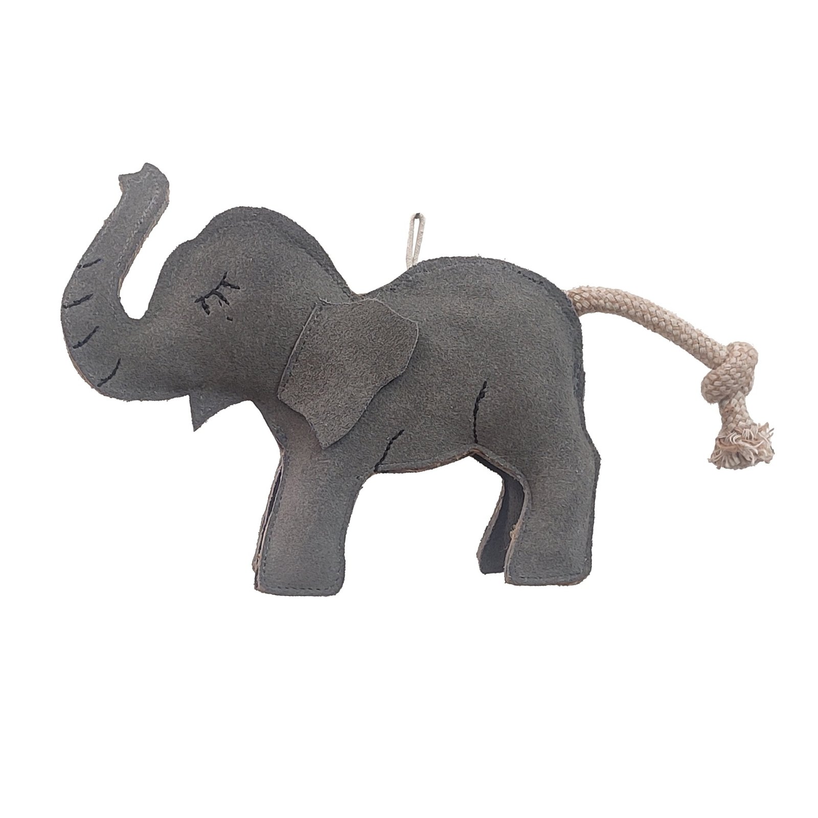 Gemini said Artisanal Suede Elephant Interactive Play Toy