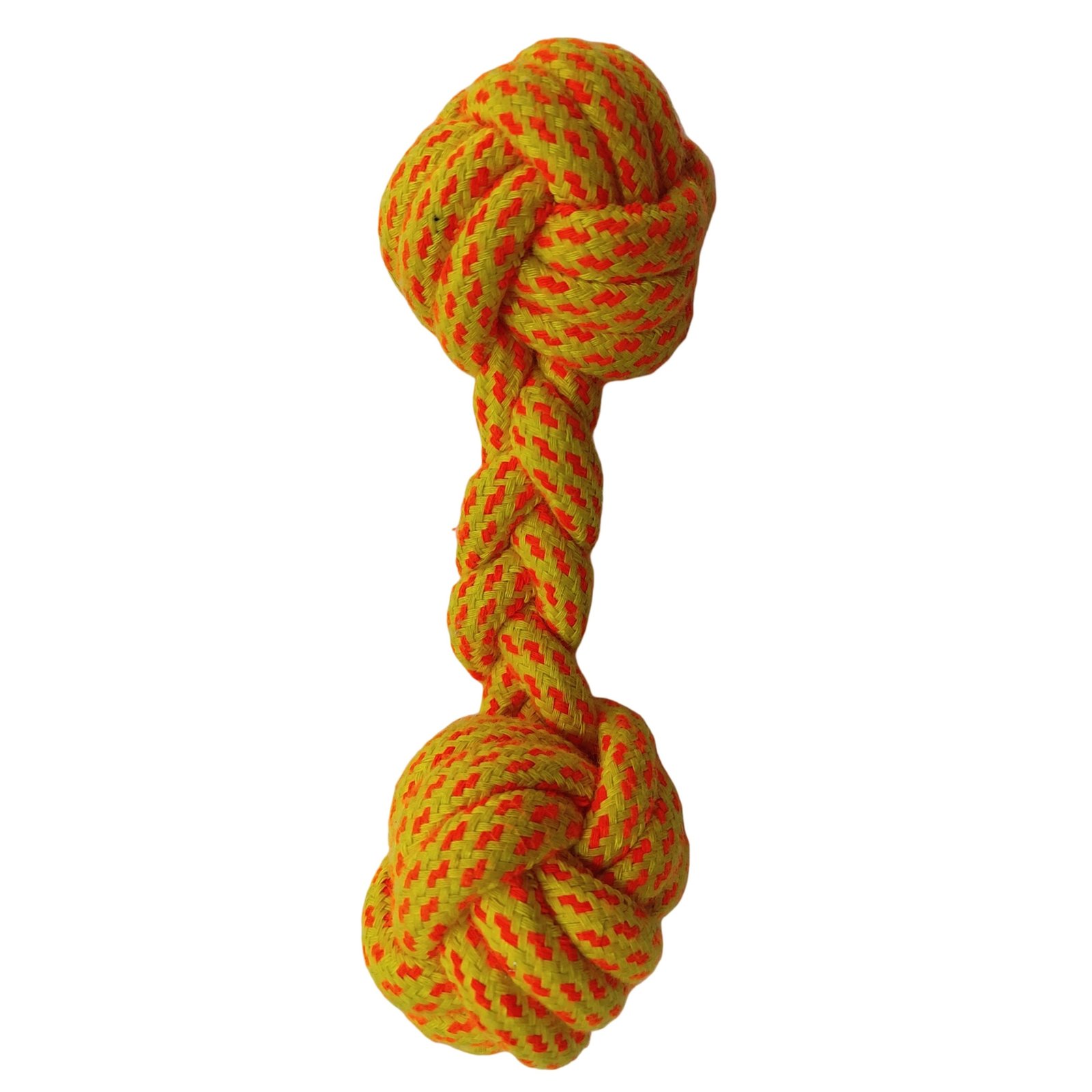High-Visibility Dual-Knot Rope Tug Toy