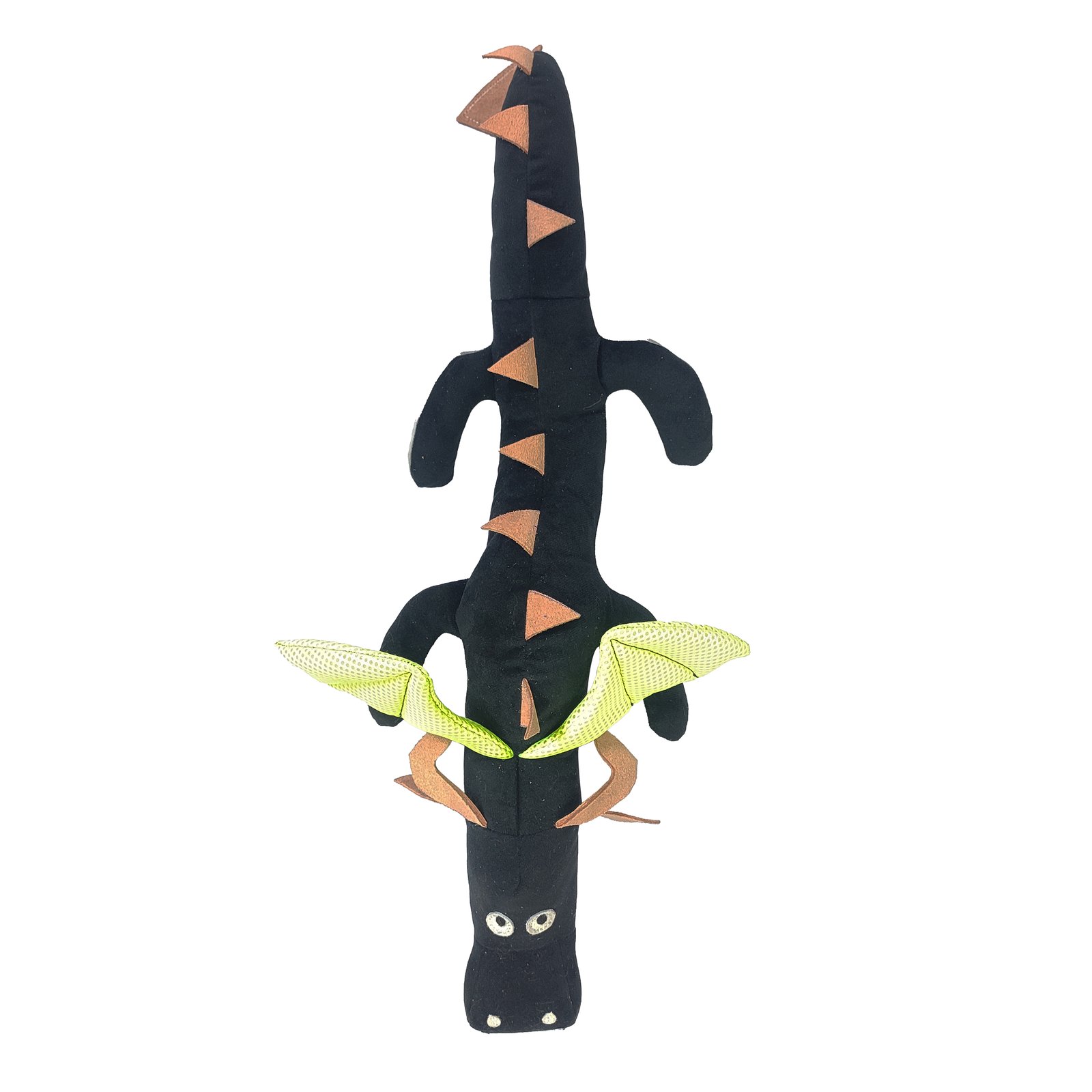 Heavy-Duty Canvas Dragon Crinkle & Squeak Dog Toy