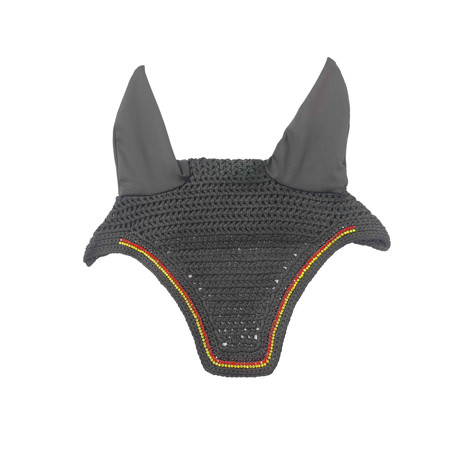 Fire & Ember Hand-Knit Equestrian Fly Veil