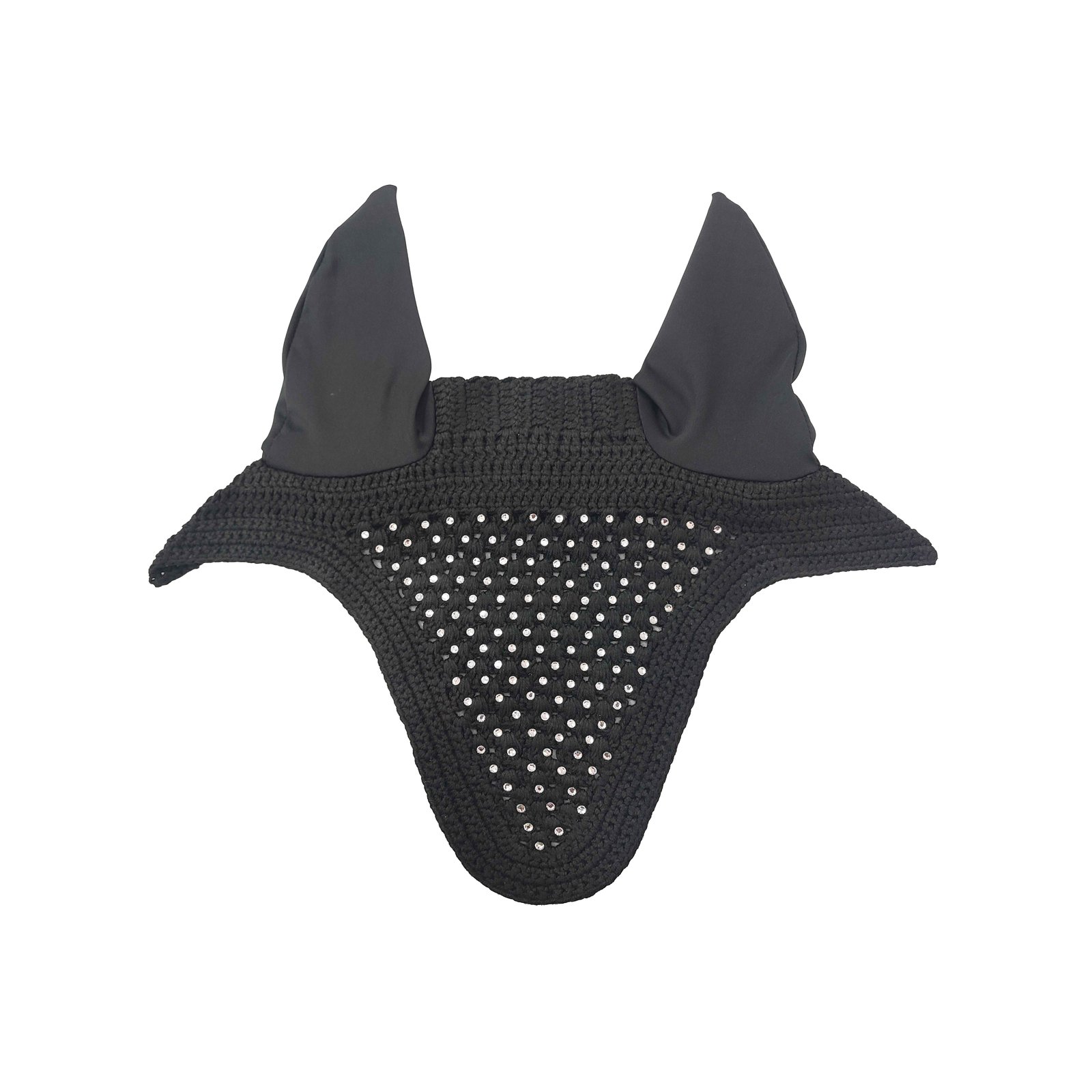 Midnight Galaxy Hand-Knit Equestrian Fly Veil