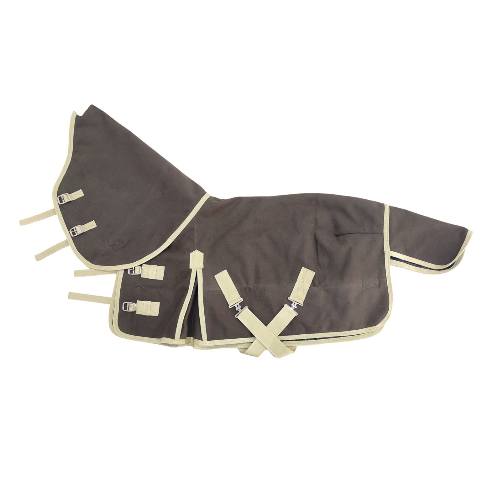 Chocolate Heritage Full-Neck Turnout Rug