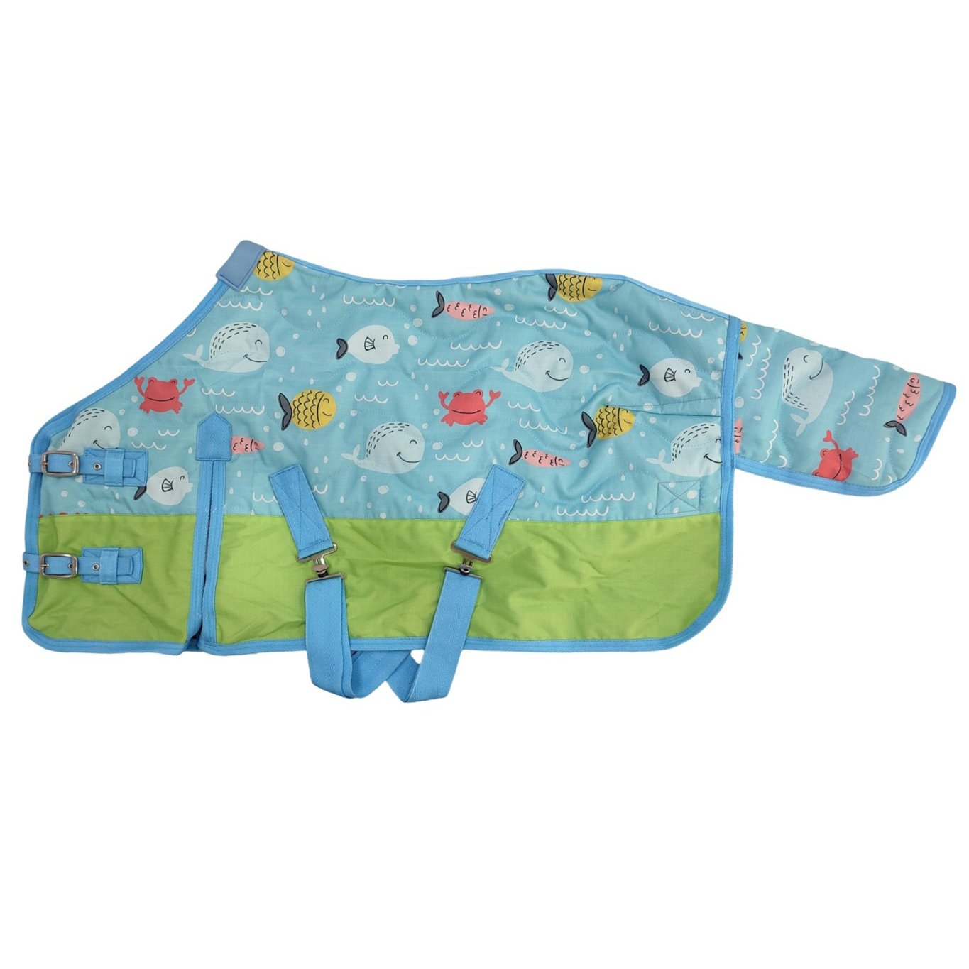 "Ocean Friends" Full-Neck Pony Print Rug