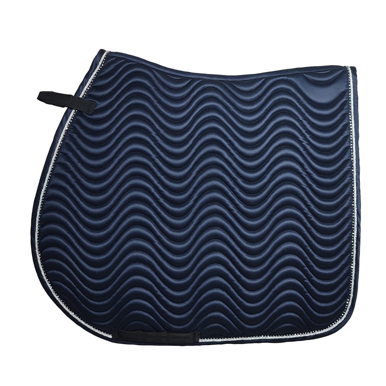 Classic Navy Wave Quilted All-Purpose SaddlePad