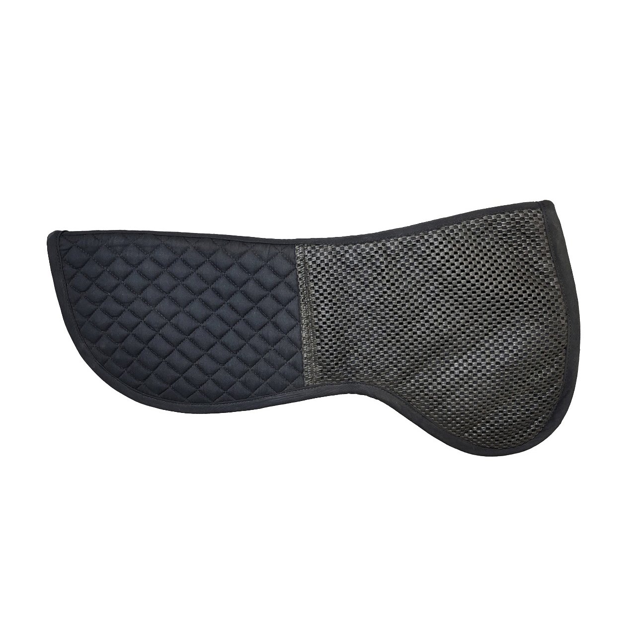 Black Diamond Quilted Half Pad with Non-Slip Mesh Panel