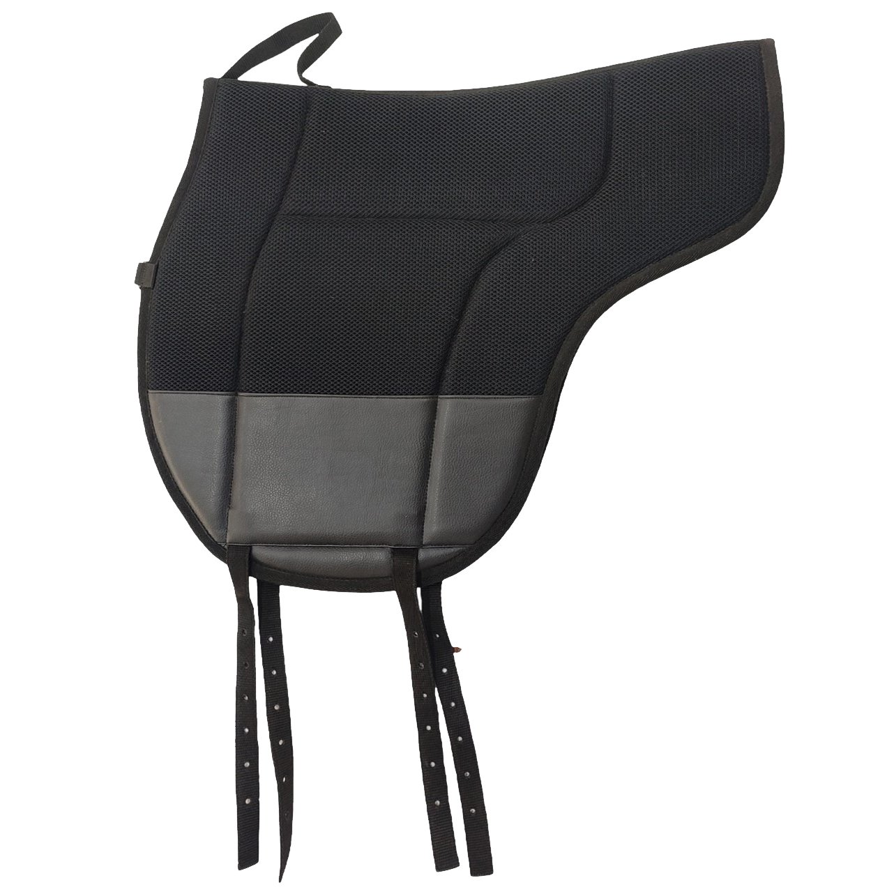 Stealth Aero-Mesh Performance Half Pad with Leather Reinforcement