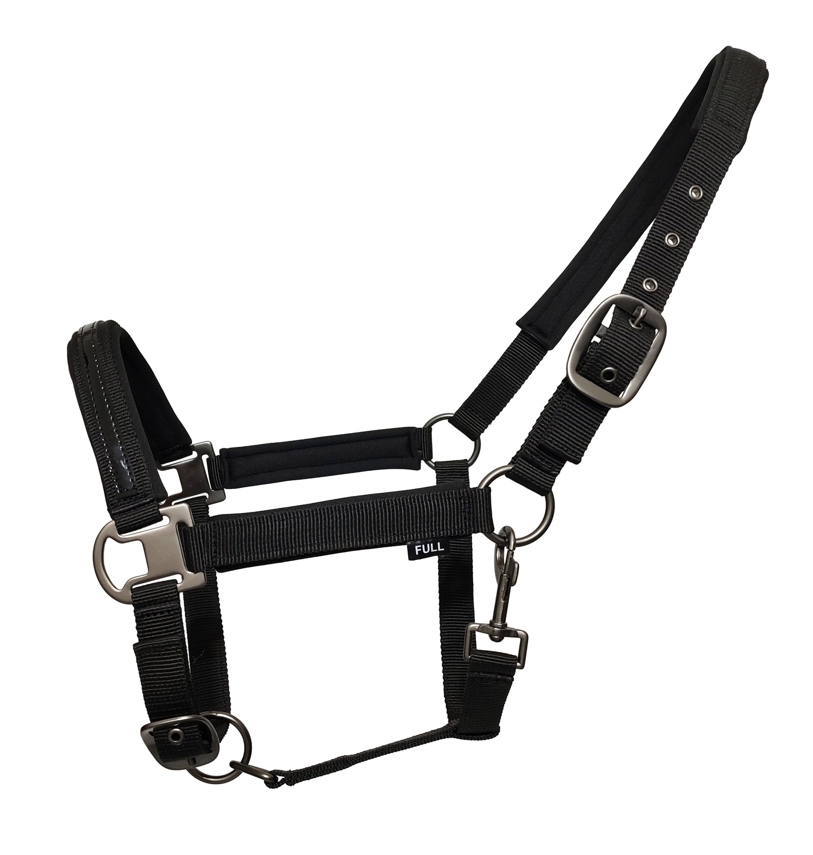 Brown Croc-Embossed Halter